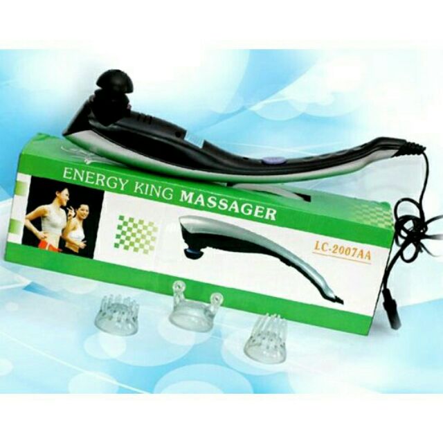 Máy mát xa cầm tay con cá, matxa toàn thân Energy King Massager