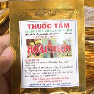 Thuốc Tắm Chim Hoài Nhơn - Thuốc Cho Chim Cảnh