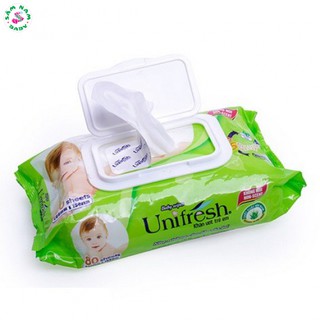 Combo 6 Khăn ướt Unifresh Nha đam 80 Miếng