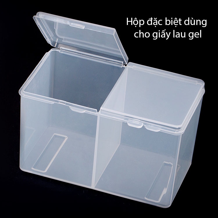 Hộp đựng giấy lau gel LADURA 2 ngăn