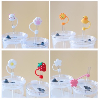 Nắp silicone đậy ống hút chống bụi tái sử dụng cho ống hút 6-8mm
