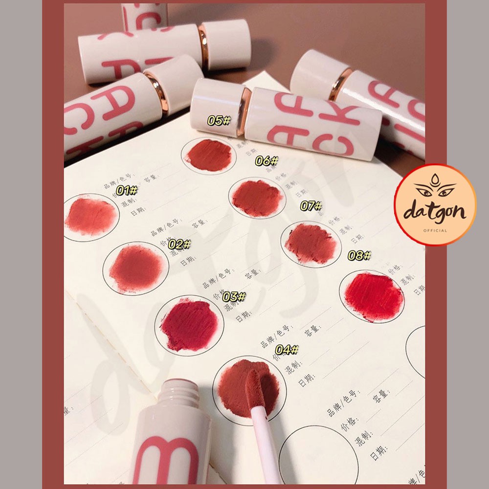 Son kem lì Maffick vỏ trắng, son nội địa lì lâu trôi Air Lip bùn màu nhung matte lip glaze 2021