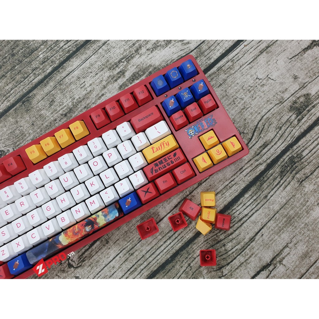 Bàn phím cơ AKKO 3087 v2 One Piece - Monkey D. Luffy (Gateron SW)