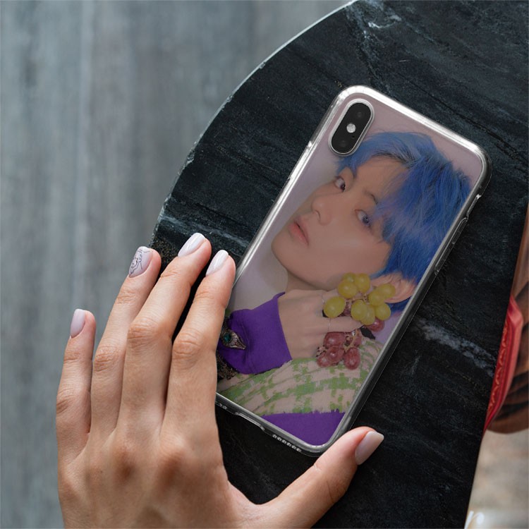 Ốp iphone rẻ Nam thần BTS Kpop chi tiết silicone từ 6 đến 12 HQUPOD0568