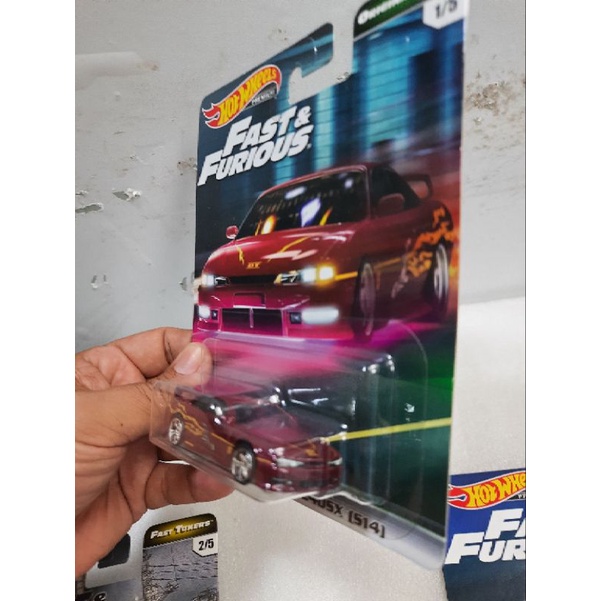 Xe Hot Wheels real riders 240sx s14 series fnf,  hàng hiếm