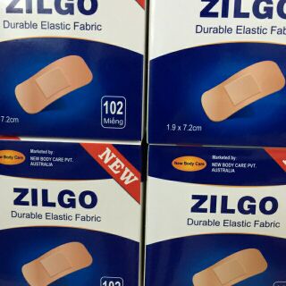 Băng cá nhân zilgo hộp 102 miếng