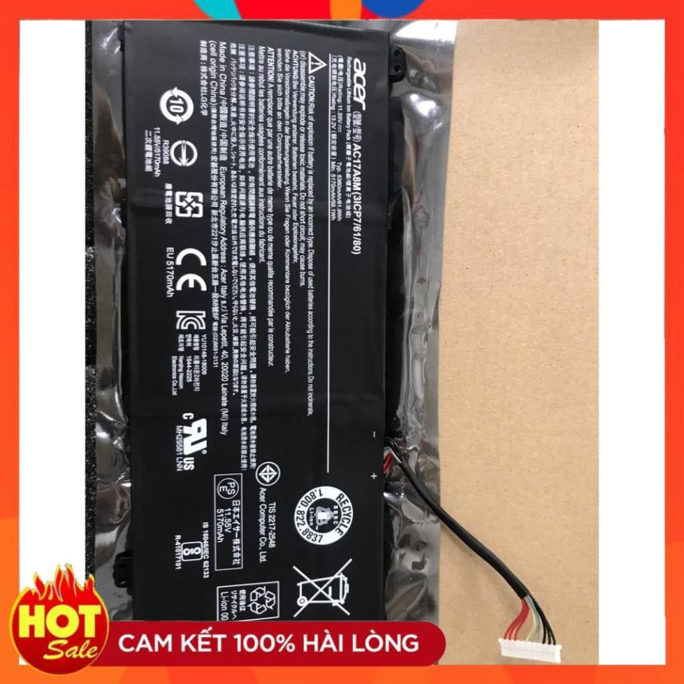 HÀNG ZIN  Pin Battery Laptop Acer Spin 3 SF314 AC17A8M original