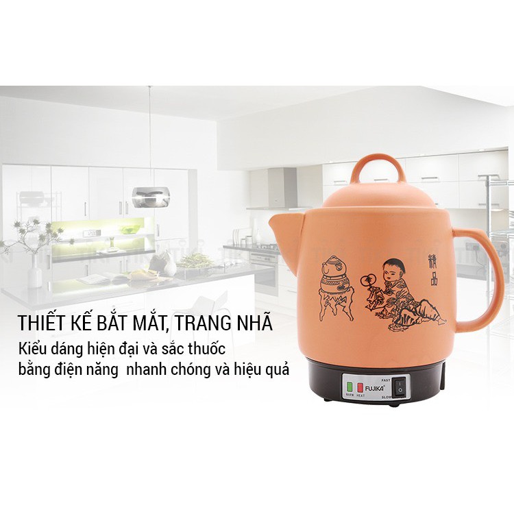 Bình nấu Siêu nấu thuốc tự động 3L, Bảo hành 12 tháng, có chế độ hâm