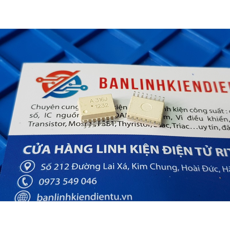A316J HCPL-316J A 316J Opto chuyên dụng SOP-16 hàng nhập khẩu