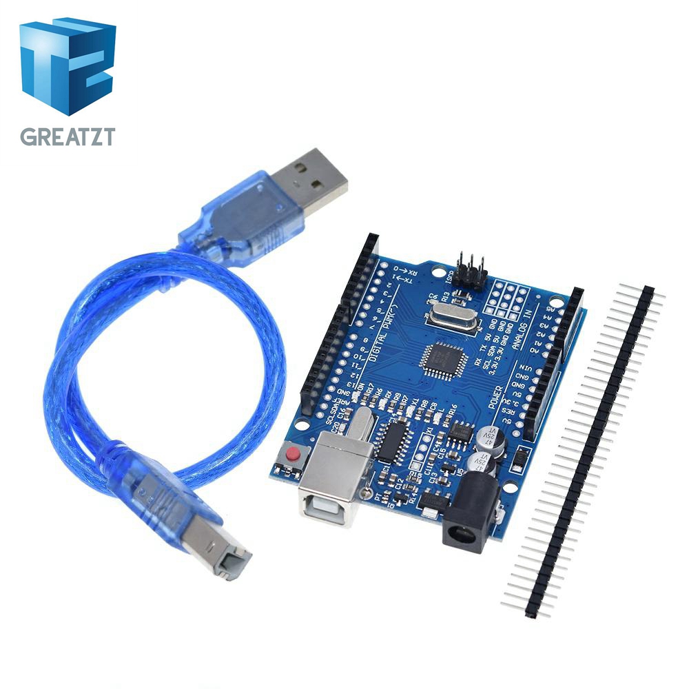 Bảng Mạch Uno R3 (Ch340G) Mega328P Cho Arduino Uno R3 Atmega328P-Au