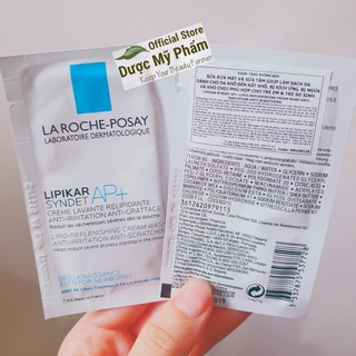 Sữa rửa mặt la roche posay cho da khô, da nhạy cảm Lipikar Syndet AP+ 7ml