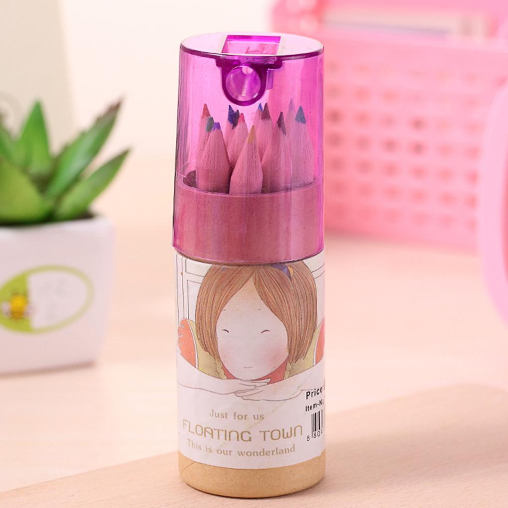 Set 12 Bút Chì Màu 12 Màu Sắc Đa Dạng