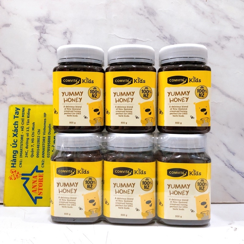 Mật Ong Manuka Comvita Honey For Kids Chiết Xuất Tự Nhiên Tăng Cường Sức Khỏe Cho Trẻ 500g