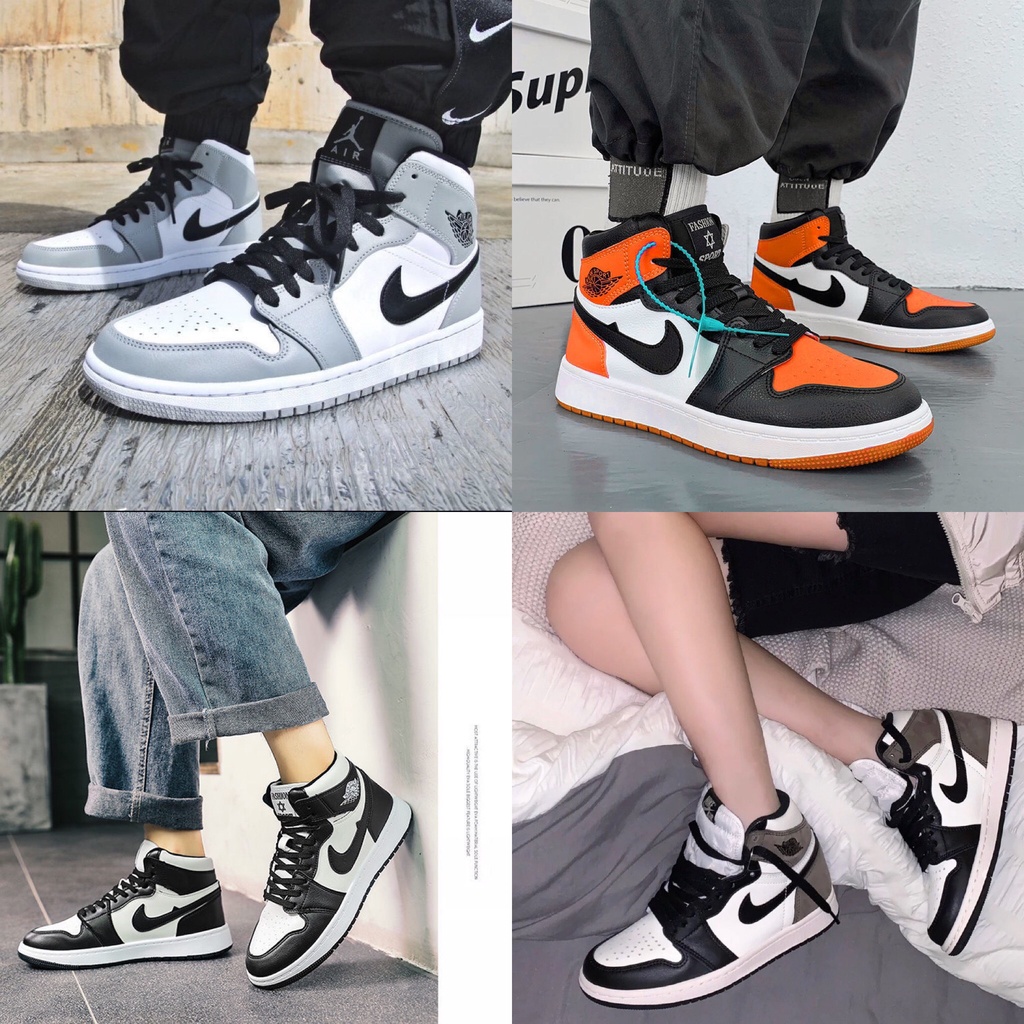 Giày Jordan 1 cổ cao các màu Hot Trend thể thao sneaker nam nữ,hàng JD1 high Full Box Full bill