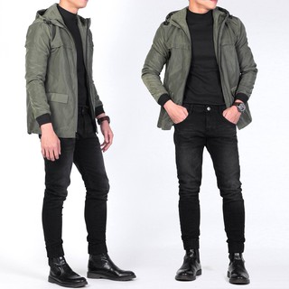 Áo khoác parka nam (hình thật)