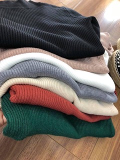 Áo len tăm cổ 3p