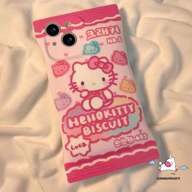 Ốp Điện Thoại Dẻo Họa Tiết Hoạt Hình Hello Kitty Cho iPhone 11 14 12 13 Pro Max 8 7 6 6s 14 Plus XR X Xs Max SE 2020