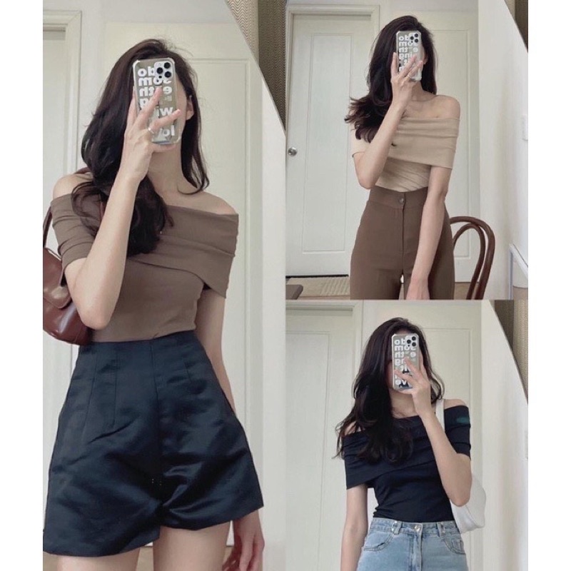 ÁO BẸT VAI TAY NGẮN SANG TRỌNG W3