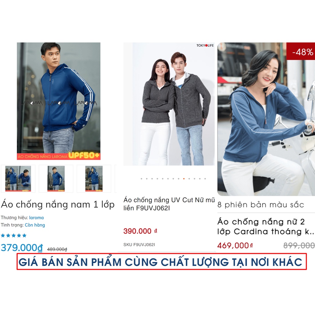 Áo chống nắng Nam Nữ TURATY chất liệu vải Air Cool cao cấp, chống tia UV cực tốt, phiên bản cải tiến mới nhất 2022