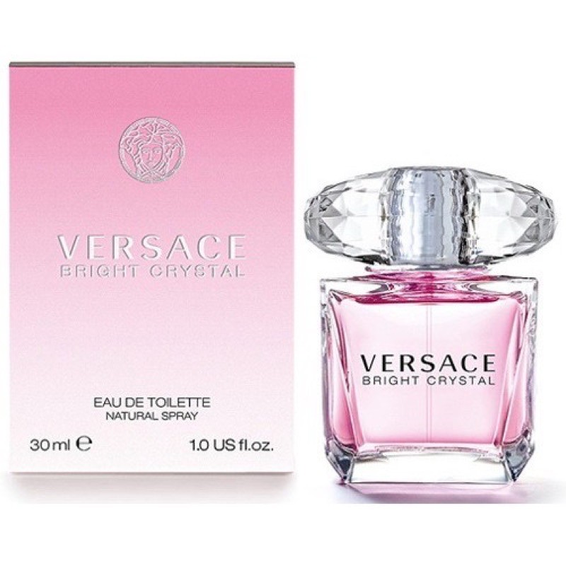 chinh hãng -Nước hoa nữ Versace Bright Crystal Eau de Toilette Natural Spray 30ml