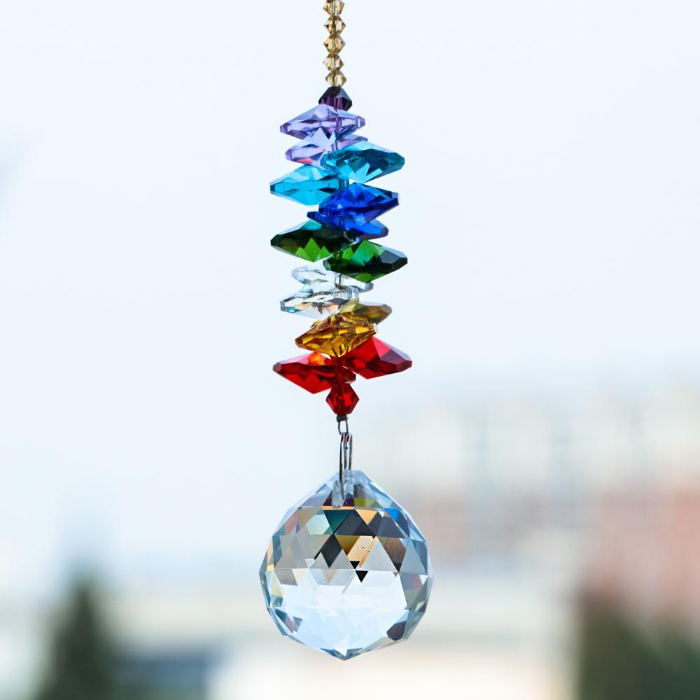 Đèn Chùm Treo Trang Trí Nội Thất|Dreamcatcher Cầu Vồng Trang Trí