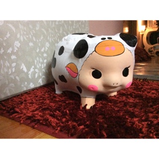Heo đất handmade bò tai đen XL
