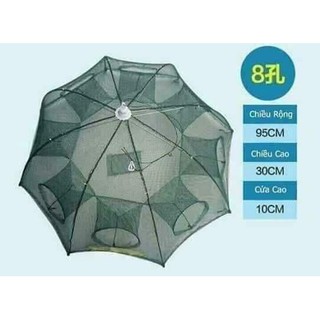 Lưới bát quái bắt cá, tôm, cua, lươn, trạch lồng bát quái, lưới đánh cá ldc-1
