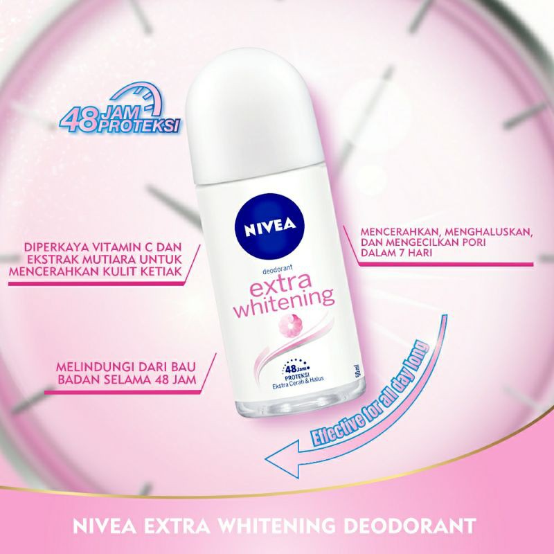 Nivea (Hàng Mới Về) Chai Xịt Khử Mùi Cho Nữ Dung Tích 25ml