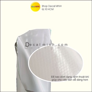 Decal Trắng Ngọc Trai Cao Cấp