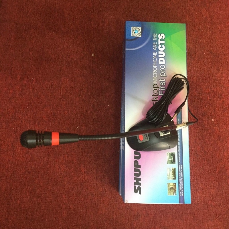 Micro Hội Nghị Shupu EDM 78A ĐỘ NHẠY CAO - Có Đèn Báo Nguồn, Tặng Lèm Dây Mic
