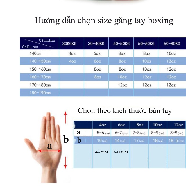 Găng tay boxing HUANMENG , găng tay đấm bốc