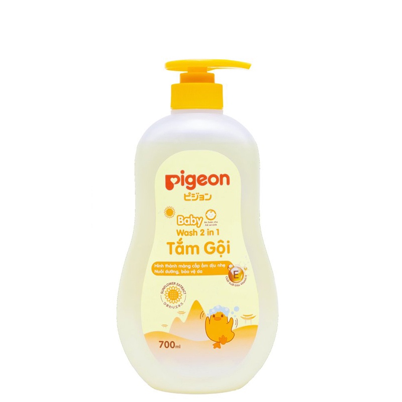 Tắm Gội Dịu Nhẹ Pigeon Hương Hoa Hướng Dương 200/700ml (MẪU MỚI)