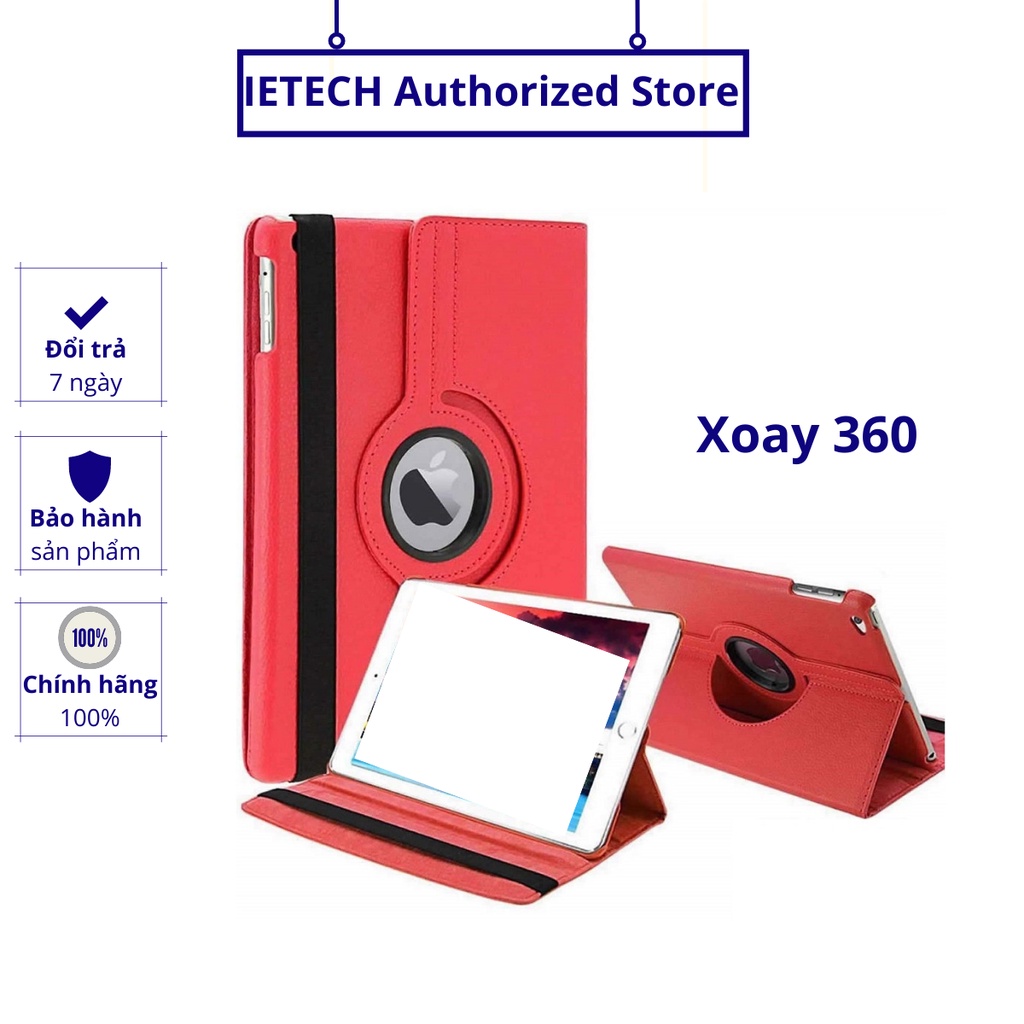 Bao da ốp lưng cho iPad Mini 4 xoay 360 độ PKCB