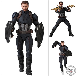 Mô hình chính hãng Mafex 122: Captain America IW