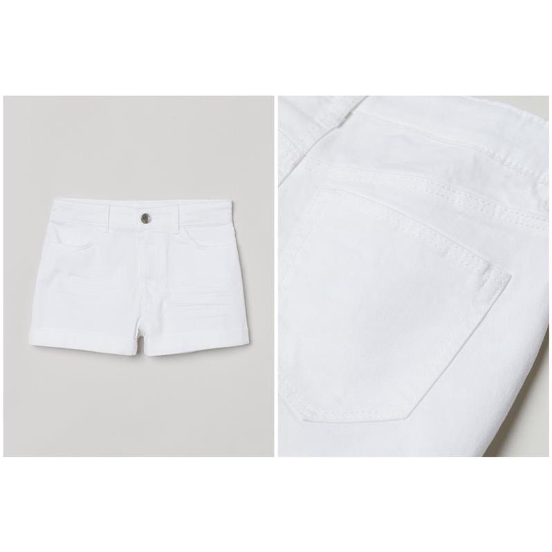 Quần short jean trắng cho bé gái(có sz của nữ)