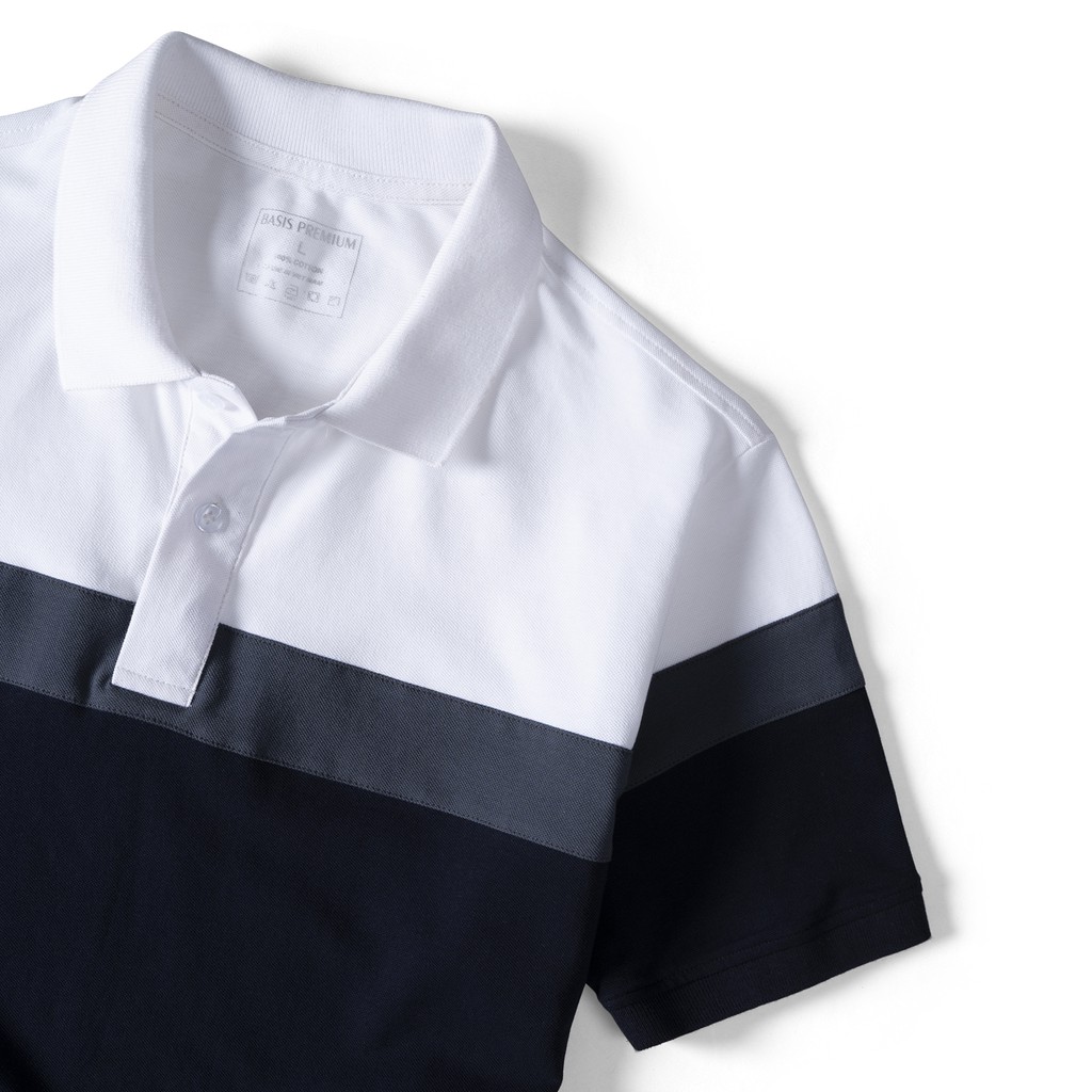 [Mã TOPMAY giảm đến 25k đơn 150k] Áo thun Polo nam phối sọc LEEVUS, CVC cá sấu 100% cao cấp, LEEVUS APL213 | BigBuy360 - bigbuy360.vn