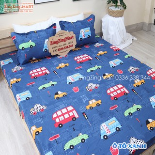 Bộ 1 Ga 2 Vỏ Gối Poly Cotton (Chát với shop chọn mẫu nhé)