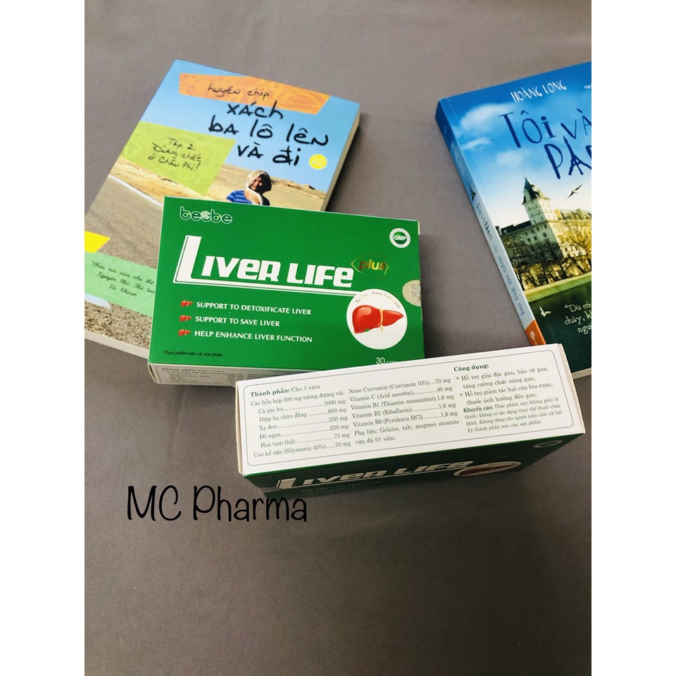 {Chính Hãng} Liver life plus Học viện quân y {Giúp thanh nhiệt, giải độc gan, tăng cường chức năng gan, hạ men gan}