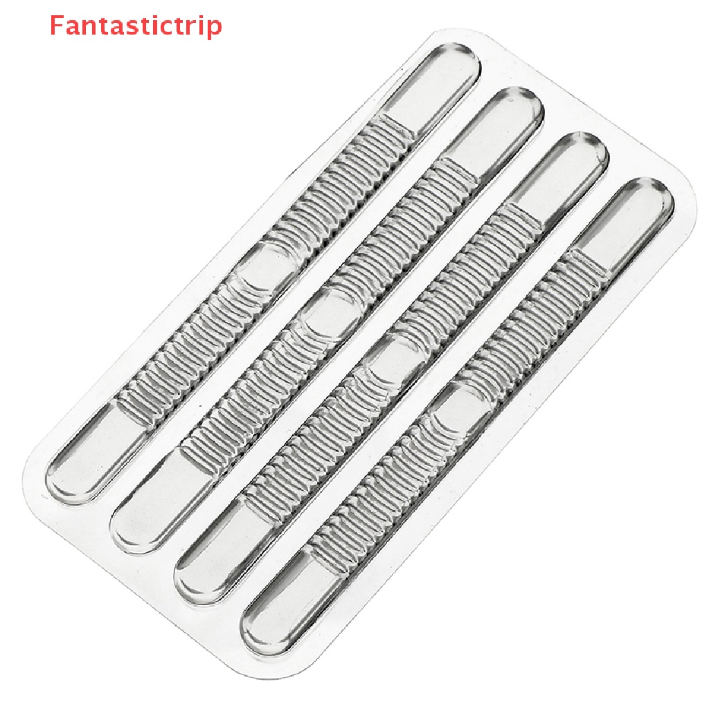 Set 4 Miếng Lót Gót Giày Bằng Silicon Trong Suốt Fantastictrip Mới