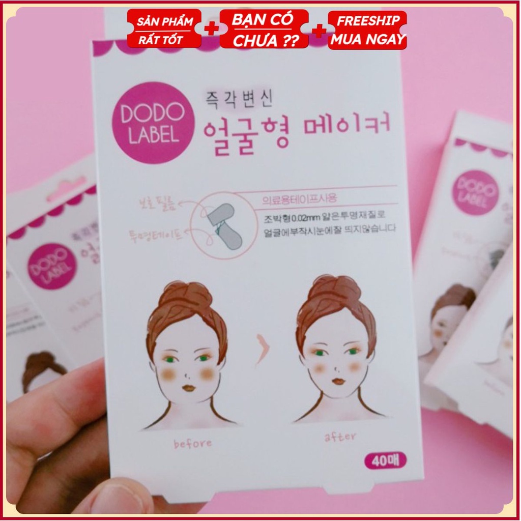 PVN32427 Combo 20 miếng dán nâng cơ và săn chắc da tức thì tạo hình mặt chữ V T2