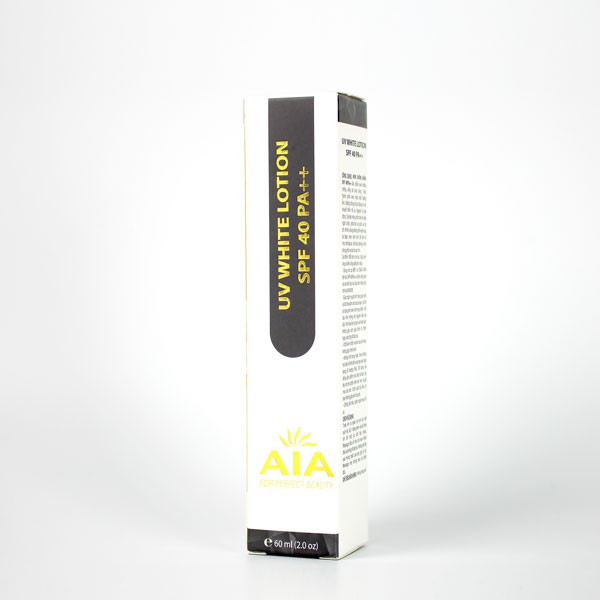 Lotion chống nắng dưỡng trắng da AIA UV White SPF40 60ml