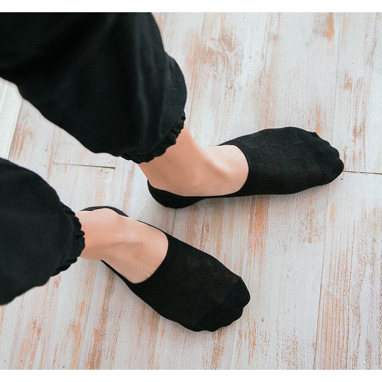 Set 5 đôi tất nam dệt lưới thoáng chân