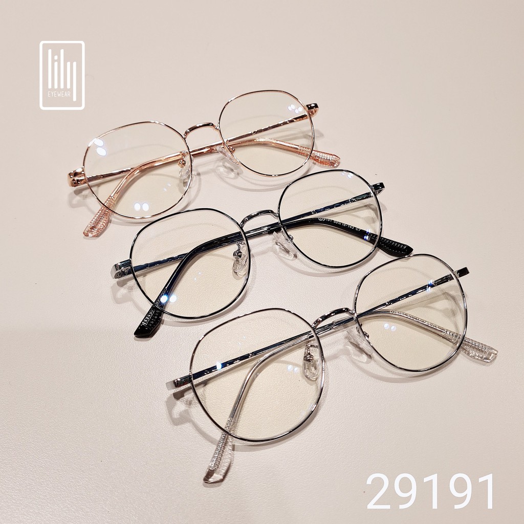 Gọng kính cận nữ Lilyeyewear chất liệu kim loại thanh mảnh phù hợp khuôn mặt nhỏ 29191 | BigBuy360 - bigbuy360.vn