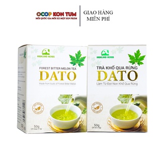 Trà túi lọc khổ qua rừng dato ngọc linh ngon 50gr/25 ocop kon tum
