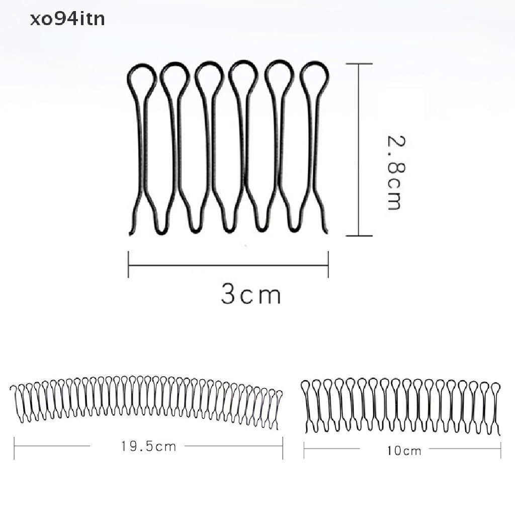 Kẹp Cố Định Tóc Vô Hình Có Răng Lược
