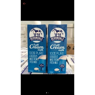 [CHÍNH HÃNG]Combo 2 hộp Sữa Nguyên Kem Devondale Fullcream 1Lit