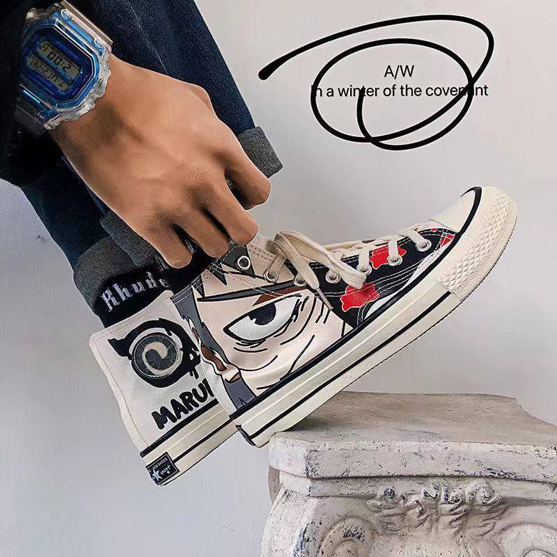 Naruto Trend All-match Graffiti giày nam tăng chiều cao | BigBuy360 - bigbuy360.vn