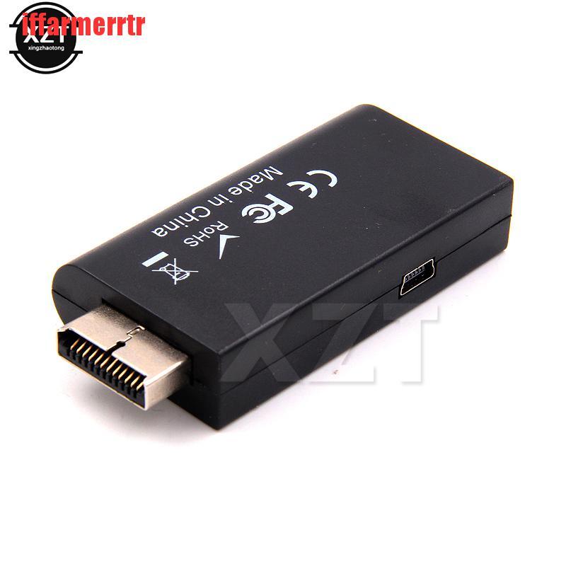 {iffarmerrtr}PS2 to HDMI Video Converter Adapter with 3.5mm Audio Output for HDTV Monitor US LKZ