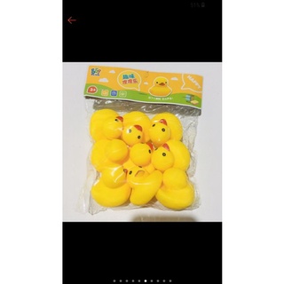 set 10 con vịt tắm thả bồn kêu chít chít