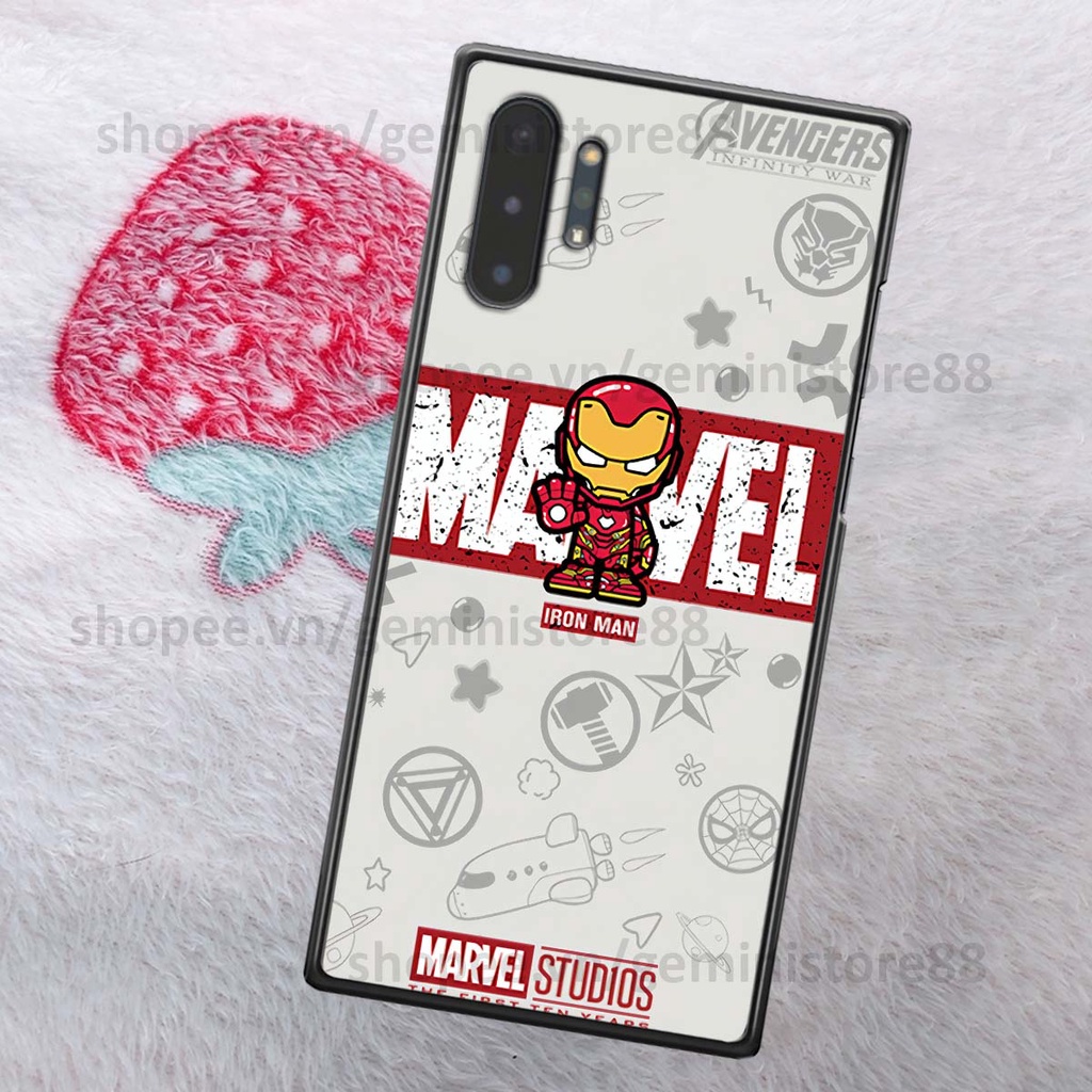 Ốp Samsung Note 10 / Note 10 Plus / Note 10+ siêu anh hùng mar.vel biệt đội avengers mạnh mẽ thể thao cá tính